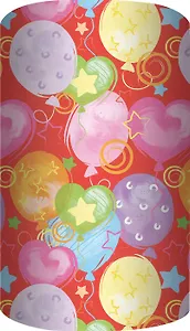 Бумага упаковочная 70*100см "Праздник" супергладкая, инд.уп.