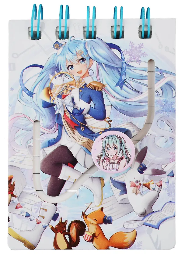 Блокнот А7 70л лин. "Anime girls" спираль, карт.обл., ассорти, инд.уп. 2947699 — 6