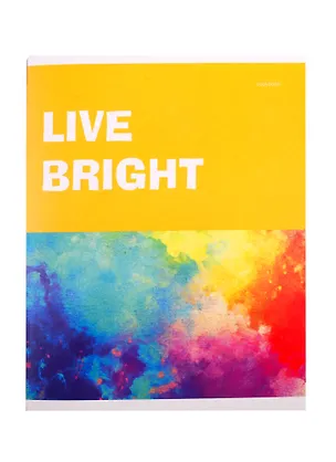 Тетрадь в клетку Unnika, "Живи ярко", 48 листов, в ассортименте 255033