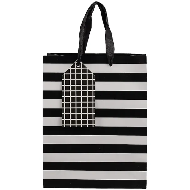 Пакет А5 23*18*10 "Zebra" нейтр., бум.мат.ламинат 261764 — 2