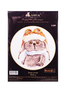 Набор для вышивания крестом ТМ Алиса Басик летчик (0-189) (10х12см)