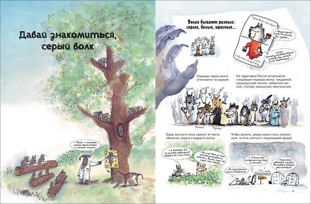 Книга Волки. О чем говорят животные. Секретная энциклопедия (Ариан Гетц) — 3