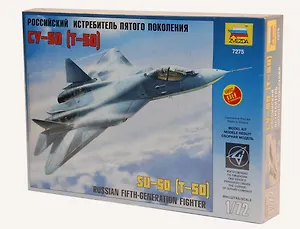 Сборная модель ЗВЕЗДА, Самолет Су-50 (Т-50) (1:72)