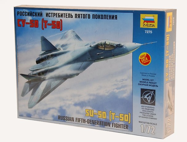Сборная модель ЗВЕЗДА, Самолет Су-50 (Т-50) (1:72) 2261211 — 1