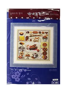 Набор для вышивания, DOME, Кулинарные мелочи, 24*24, (90903(14)