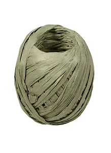 Набор для упаковки, кокон, рафия, 20м, крафт уп., болотно-зеленый