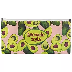 Папка на молнии «Avocado style», 25.5 х 13 см — 247939 — 1