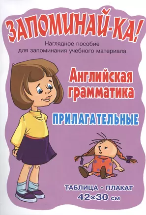 Английская грамматика. Прилагательные. Наглядное пособие для запоминания учебного материала — 2414601 — 1