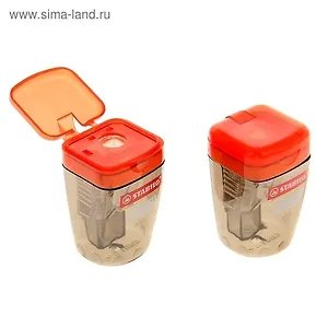 Точилка пластиковая Stabilo Exam Grade с крышкой 4518/48E