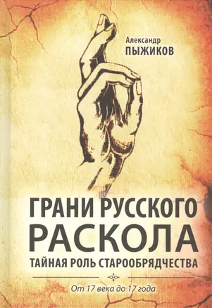 Грани русского раскола. Тайная роль старообрядчества от 17 века до 17 года — 2548157 — 1