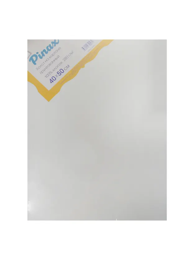 Холст на картоне 40*50, грунт., 100% хлопок, 280г/м2, Pinax 235568 — 1