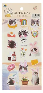 Наклейки зефирные Кошки