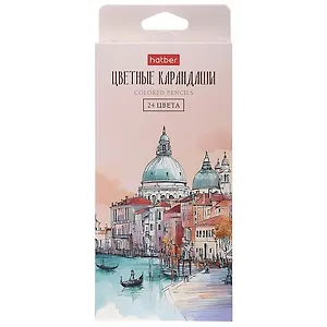 Карандаши цветные 24цв "ALTO COLORE"  к/к, подвес