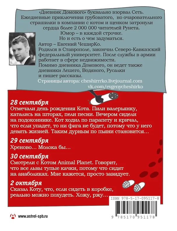 Книга Дневник домового (Евгений ЧеширКо) — 2