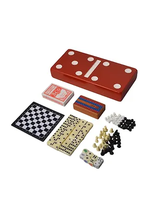 Набор настольных игр 7 в 1 в подарочной упаковке (15х15х16) (446-066) 2401405