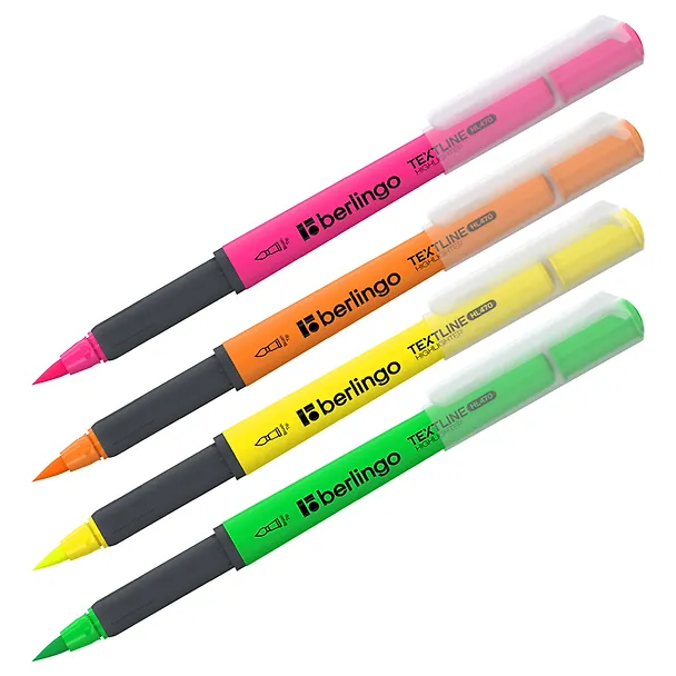 Текстовыделители 4 цвета "Textline HL470" 3098699 — 4