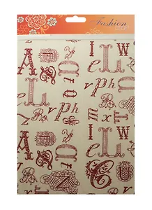 Ткань ДЕКОР-05 с принтом (580809) (50х50см) (80% лен/20% хлопок) (упаковка)