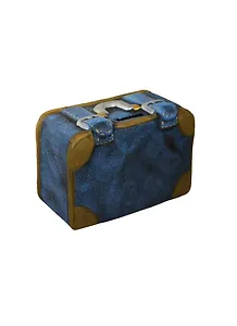Сувенир Феникс Копилка "Чемодан синий" 19*8*13см керам. (теракота) 36441