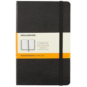 Записная книжка Moleskin Classic Medium, чёрная, 120 листов, А5+ — 251293 — 1