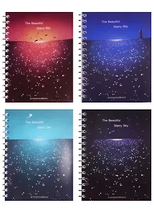 Тетрадь в клетку Hai Bin, Starry Sky, 96 листов, в ассортименте