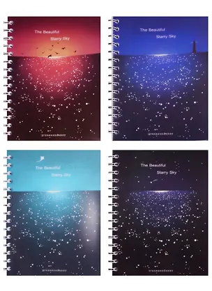 Тетрадь в клетку Hai Bin, Starry Sky, 96 листов, в ассортименте 243288