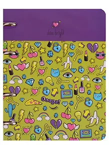 Тетрадь на кольцах в клетку Be Smart, Stickers, 120 листов