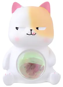 Светильник LED Котик (белый) (пластик) (12х10)