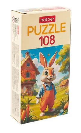 Пазл 108 элементов  "Братец кролик" 210х300мм 3077232