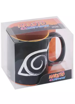 Кружка в подарочной упаковке Аниме ABYstyle Naruto  Mug 320 ml Konoha (Наруто) with box x2 (керамика) (320 мл) — 2943236 — 1