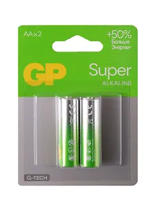 Батарейка GP Super G-Tech AA (LR6) 15A алкалиновая, BC2