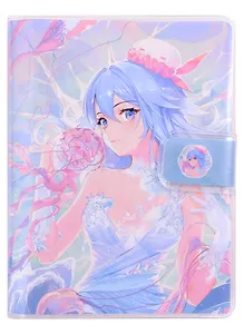 Записная книжка А6 80л лин. "Фея" ПВХ-обл., кнопка