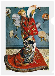 Моне (девушка с веером)