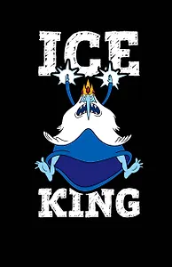 Adventure time Блокнот с резинкой Снежный король