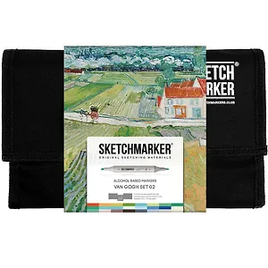 Маркеры 24цв Sketchmarker&Pushkinskiy "Ван Гог" SET 2, Sketchmarker