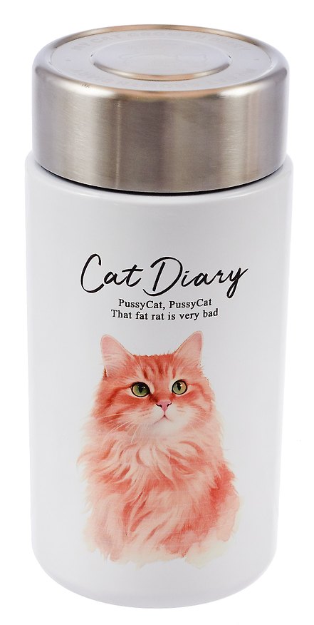 Термос Cat Diary Котик портрет (акварель) (металл) (330мл) (12-7306-202604_21) 3163300 — 1