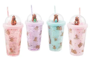 Стакан с эффектом льда Капибара (пластик) (450мл) (12-06867-202405-B39)