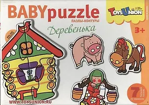 Пазлы-контуры ToysUnion Деревенька 7 пазлов, 22эл. 00-606 2241092