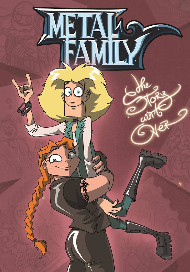 Блокнот в твёрдом переплёте “Metal Family. Вики и Глэм” 369654 — 1