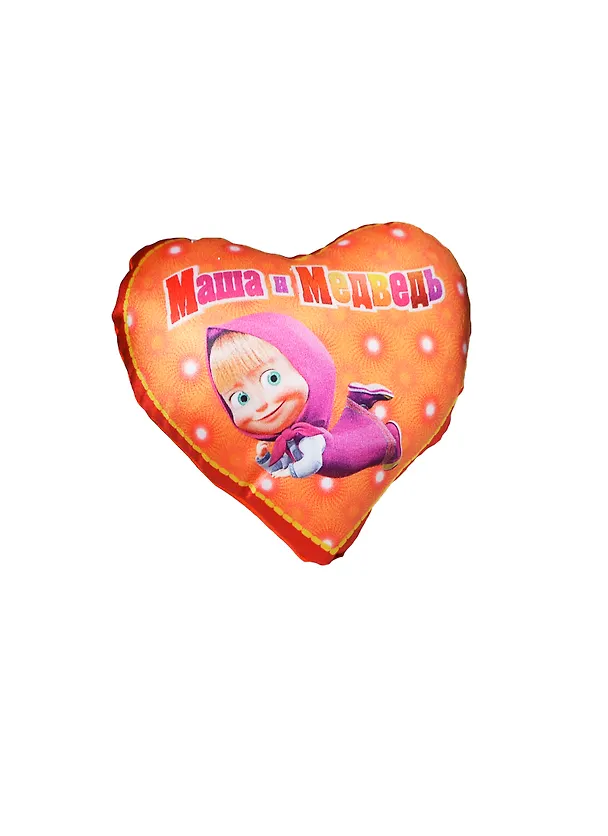 Игрушка антистресс Сердце Маша и Медведь (20см) (2641/КР/17) 2405102 — 1