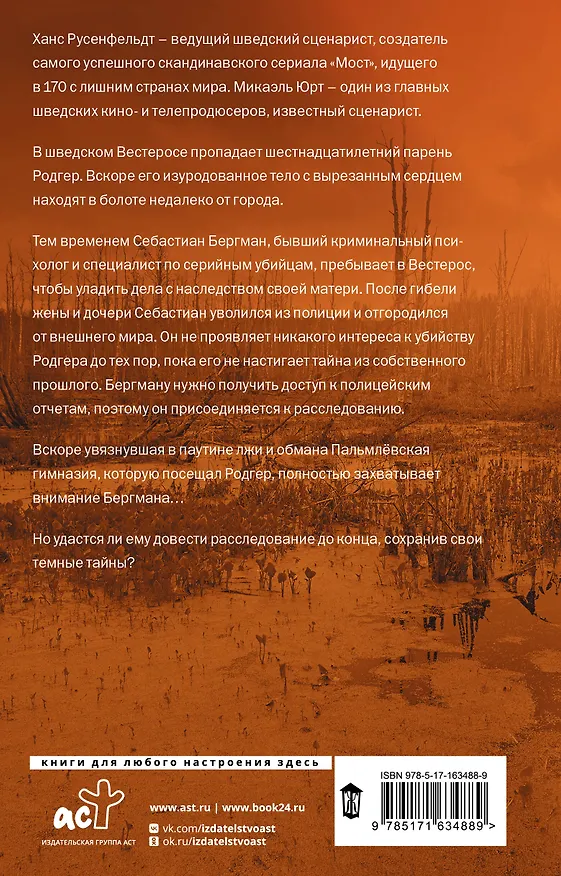 Книга Темные тайны (Ханс Русенфельдт, Микаэль Юрт) — 2