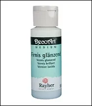 Лак акриловый прозрачный блестящий (38020000) (59мл) 2261112