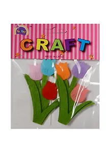 Наборы из фетра в пакете с хедером.  Цветочки тюльпаны (11-21136-16)