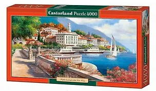 Пазл 4000 С-400010 Пейзаж на озере Комо (138х68см) (коробка) 2349222