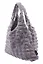 Сумка-шоппер стеганая (серая) (текстиль) (35х25) (12-12721-202411-B13) Bookvalno — 3076672 — 3