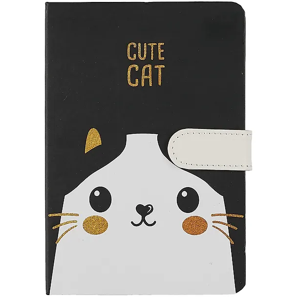 Блокнот с магнитной застежкой Котики Cute Сat (256стр) (13х19) 2869470 — 4
