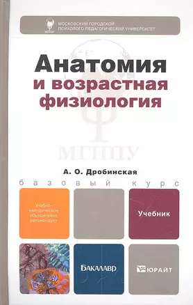 Анатомия и возрастная физиология: учебник для бакалавров — 2312156 — 1