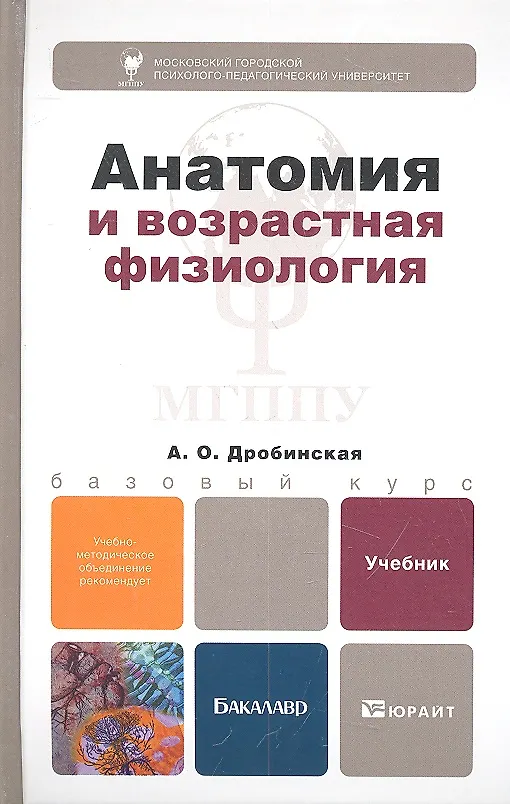 Книга Анатомия и возрастная физиология: учебник для бакалавров (Анна Дробинская) — 1