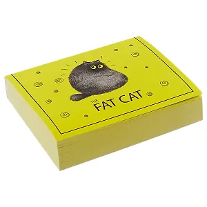 Блок для записей «Fat cat», 80х105 мм, 170 листов