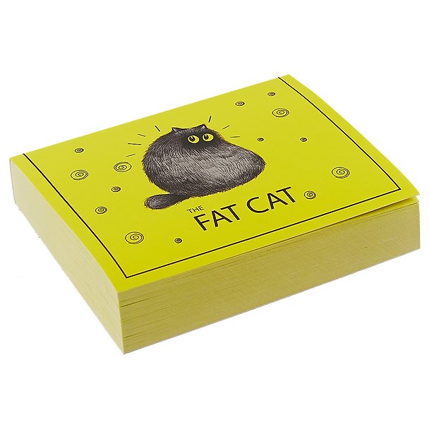 Блок для записей «Fat cat», 80х105 мм, 170 листов 2678943 — 1
