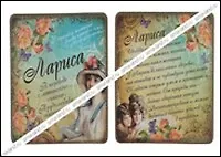 Магнит Лариса (8х8) (488412) 2334700